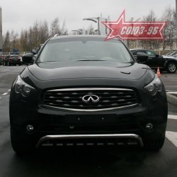 29 384 р. Защита переднего бампера Souz-96 (d60) INFINITI EX35 J50 (2007-2013)  с доставкой в г. Самара. Увеличить фотографию 2