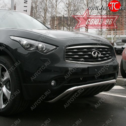 29 384 р. Защита переднего бампера Souz-96 (d60) INFINITI EX35 J50 (2007-2013)  с доставкой в г. Самара