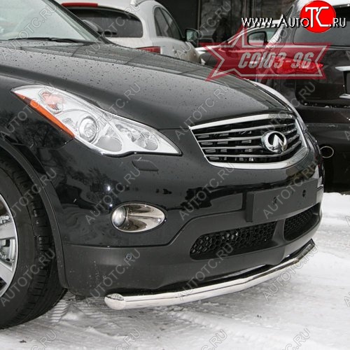14 624 р. Защита переднего бампера одинарная Souz-96 (d60) INFINITI EX35 J50 (2007-2013)  с доставкой в г. Самара