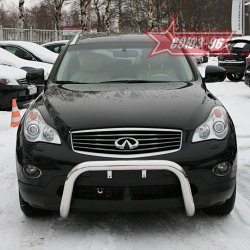 21 464 р. Защита переднего бампера Souz-96 (d76) INFINITI EX35 J50 (2007-2013)  с доставкой в г. Самара. Увеличить фотографию 2