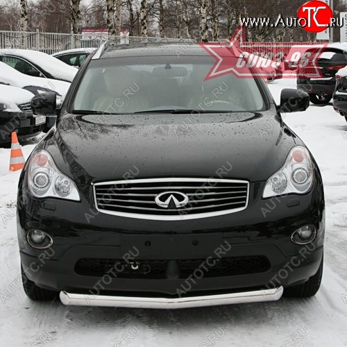 15 299 р. Защита переднего бампера одинарная Souz-96 (d76) INFINITI EX35 J50 (2007-2013)  с доставкой в г. Самара