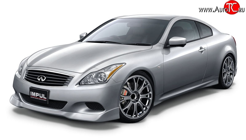 23 899 р. Накладка на передний бампер Impul INFINITI G37 V36 седан рестайлинг (2008-2014) (Неокрашенная)  с доставкой в г. Самара