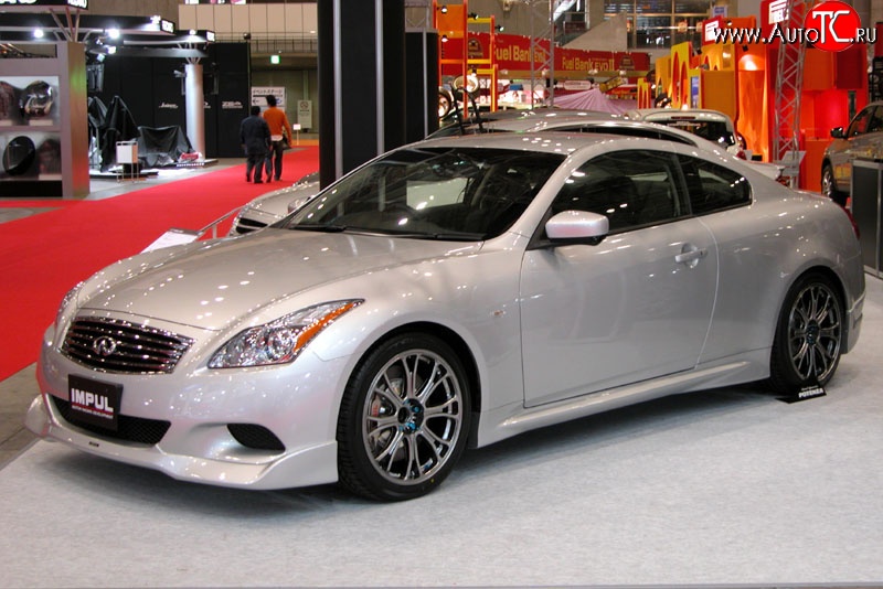 24 999 р. Комплект порогов Impul INFINITI G37 V36 седан рестайлинг (2008-2014) (Неокрашенные)  с доставкой в г. Самара