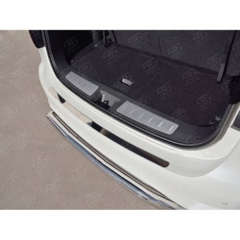 1 659 р. Накладка на задний бампер Russtal (лист) INFINITI QX60 L50 рестайлинг (2016-2021)  с доставкой в г. Самара. Увеличить фотографию 2