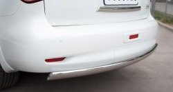 11 599 р. Защита заднего бампера (Ø75x42 мм, нержавейка) Russtal INFINITI QX56 Z62 (2010-2013)  с доставкой в г. Самара. Увеличить фотографию 2