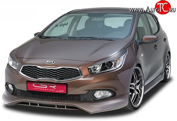 4 499 р. Пороги накладки CSR KIA Ceed 2 JD дорестайлинг универсал (2012-2016)  с доставкой в г. Самара