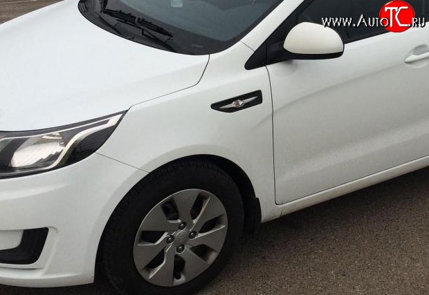 4 389 р. Переднее левое крыло Стандартное KIA Rio 3 QB дорестайлинг седан (2011-2015) (Окрашенное)  с доставкой в г. Самара