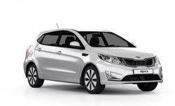 Стандартный передний бампер KIA Rio 3 QB хэтчбек 5 дв. дорестайлинг (2011-2015) (Окрашенный)