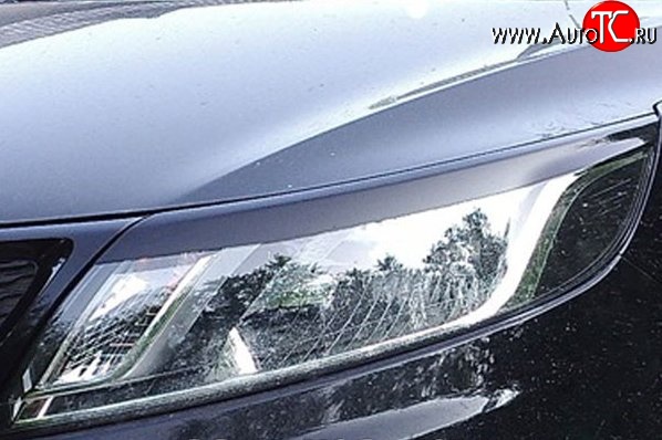 979 р. Реснички на фары M-VRS KIA Rio 3 QB хэтчбек 5 дв. дорестайлинг (2011-2015) (Неокрашенные)  с доставкой в г. Самара