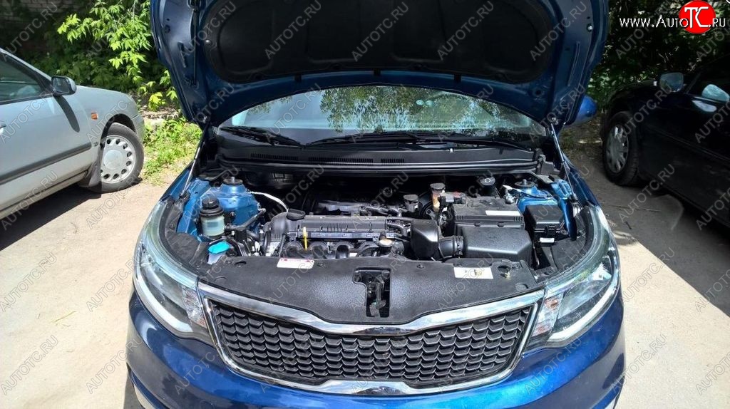 2 199 р. Газовые упоры капота Berkut KIA Rio 3 QB дорестайлинг седан (2011-2015)  с доставкой в г. Самара