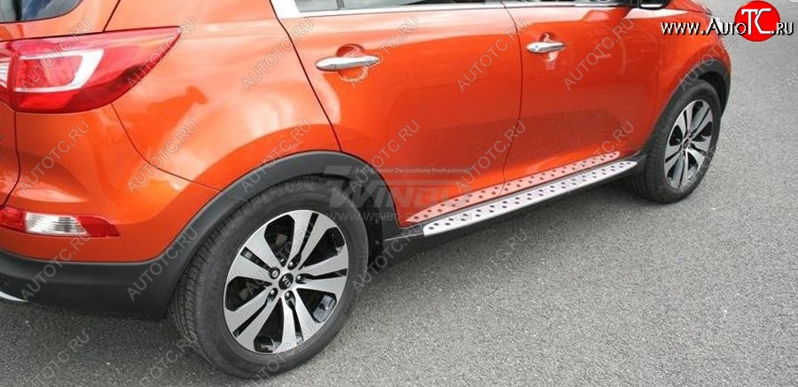 11 899 р. Подножки боковые WINBO OE Style  KIA Sportage  3 SL (2010-2016) дорестайлинг, рестайлинг  с доставкой в г. Самара
