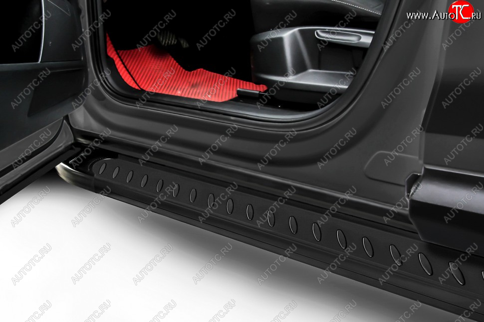 17 399 р. Порожки для ног Slitkoff Prestige Land Rover Range Rover Sport 1 L320 дорестайлинг (2005-2009) (Black)  с доставкой в г. Самара