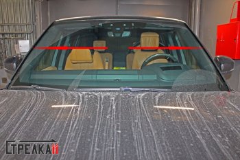 1 549 р. Водостоки (дефлектора) лобового стекла Стрелка 11 Land Rover Range Rover 5 L460 (2021-2025)  с доставкой в г. Самара. Увеличить фотографию 2