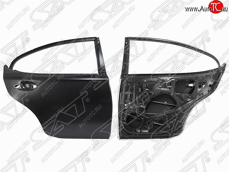 12 849 р. Правая дверь задняя SAT Lexus ES250 XV60 дорестайлинг (2012-2015) (Неокрашенная)  с доставкой в г. Самара