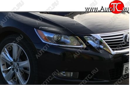 3 449 р. Реснички на фары PERFORMANCE Lexus GS300 S190 дорестайлинг (2005-2006) (Неокрашенные)  с доставкой в г. Самара