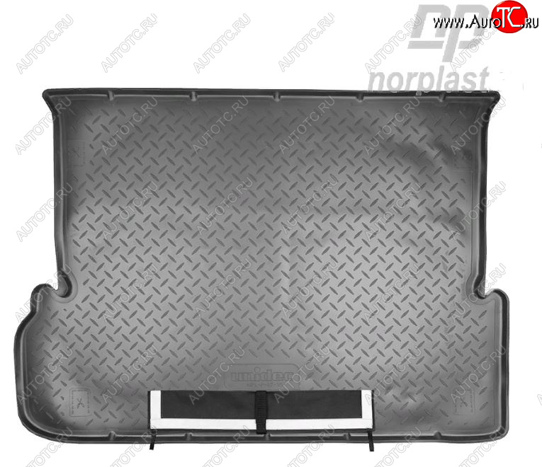 3 299 р. Коврик багажника Norplast Lexus GX460 J150 1-ый рестайлинг (2013-2019) (Черный, с погрузочным ковриком (фартуком))  с доставкой в г. Самара
