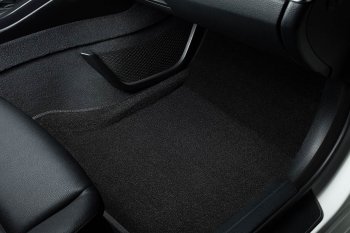 5 899 р. Коврики в салон SEINTEX 3D ВОРС (черный, комплект)  Lexus LS600HL  XF40 (2006-2009) дорестайлинг (Цвет: черный)  с доставкой в г. Самара. Увеличить фотографию 3
