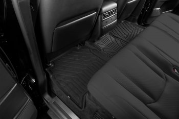 8 449 р. Комплект ковриков салона Kvest Lexus LX450d J200 2-ой рестайлинг (2015-2022) (Черный)  с доставкой в г. Самара. Увеличить фотографию 3