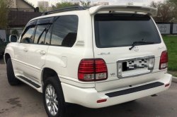 6 649 р. Спойлер со стоп сигналом CUSTOM Lexus LX470 J100 дорестайлинг (1998-2002) (Неокрашенный)  с доставкой в г. Самара. Увеличить фотографию 2