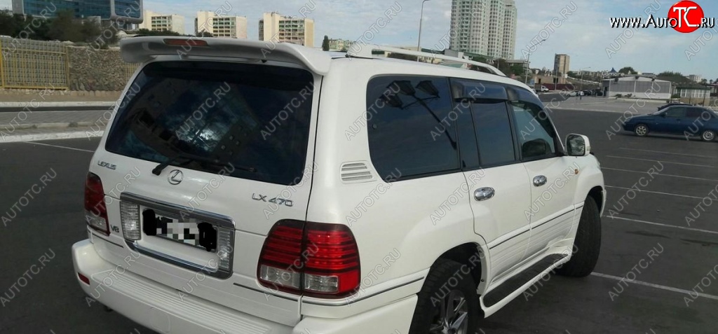 6 649 р. Спойлер со стоп сигналом CUSTOM Lexus LX470 J100 дорестайлинг (1998-2002) (Неокрашенный)  с доставкой в г. Самара