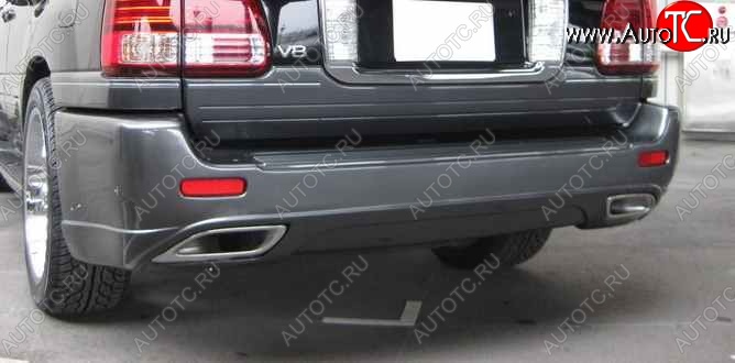 18 749 р. Задний бампер ELFORD Lexus LX470 J100 дорестайлинг (1998-2002) (Неокрашенный)  с доставкой в г. Самара