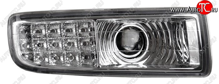 4 099 р. Правая противотуманная фара SAT (диодная) Lexus LX470 J100 дорестайлинг (1998-2002)  с доставкой в г. Самара