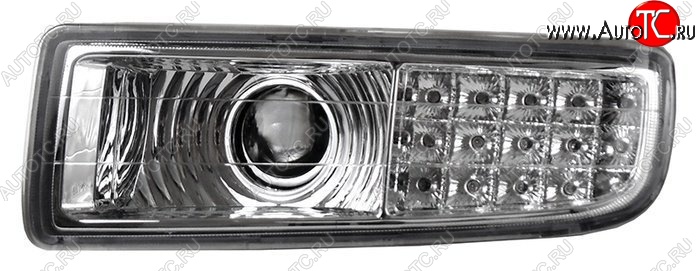 4 099 р. Левая противотуманная фара SAT (Светодиодная) Lexus LX470 J100 дорестайлинг (1998-2002)  с доставкой в г. Самара