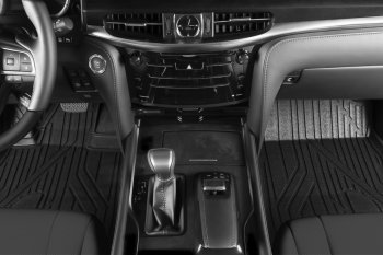 8 449 р. Коврик в салони премиум-класса Kvest (черный/черный) Lexus NX200T Z10 (2014-2017)  с доставкой в г. Самара. Увеличить фотографию 2