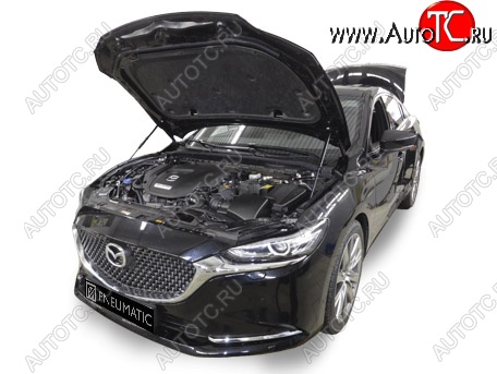 2 349 р. Упоры капота Russtal Mazda 6 GJ 2-ой рестайлинг седан (2018-2025)  с доставкой в г. Самара