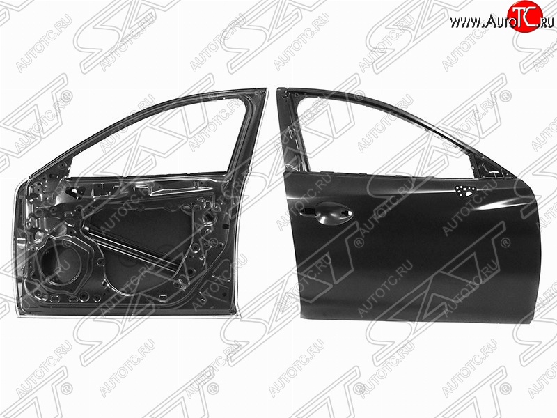 6 649 р. Правая дверь передняя SAT Mazda 6 GJ дорестайлинг седан (2012-2015) (Неокрашенная)  с доставкой в г. Самара