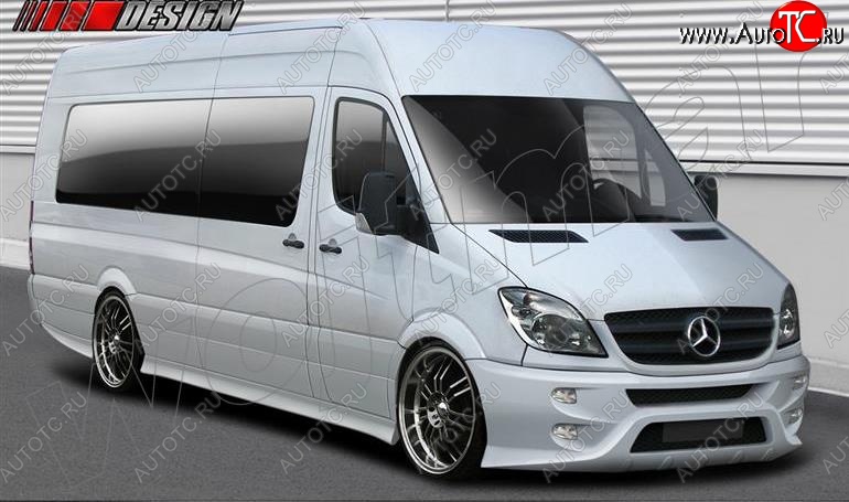 8 899 р. Передний бампер ST Mercedes-Benz Sprinter W906 (2006-2013)  с доставкой в г. Самара