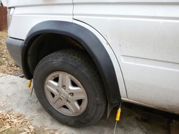 7 149 р. Накладки на колёсные арки CT Mercedes-Benz Sprinter W901 (1995-2000) (Неокрашенные)  с доставкой в г. Самара. Увеличить фотографию 3