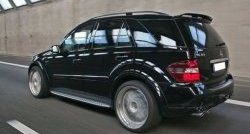 8 449 р. Накладки на колёсные арки CT Mercedes-Benz ML class W164 дорестайлинг (2005-2008) (Неокрашенные)  с доставкой в г. Самара. Увеличить фотографию 5
