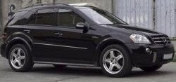 8 449 р. Накладки на колёсные арки CT Mercedes-Benz ML class W164 дорестайлинг (2005-2008) (Неокрашенные)  с доставкой в г. Самара. Увеличить фотографию 7