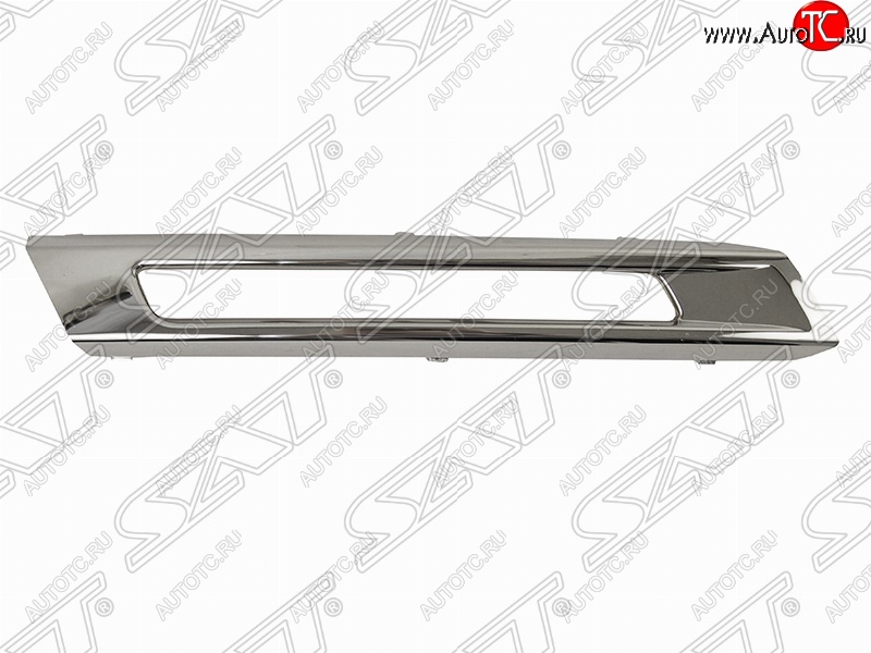 2 999 р. Левая рамка ДХО SAT (хром) Mercedes-Benz ML class W166 (2011-2015)  с доставкой в г. Самара