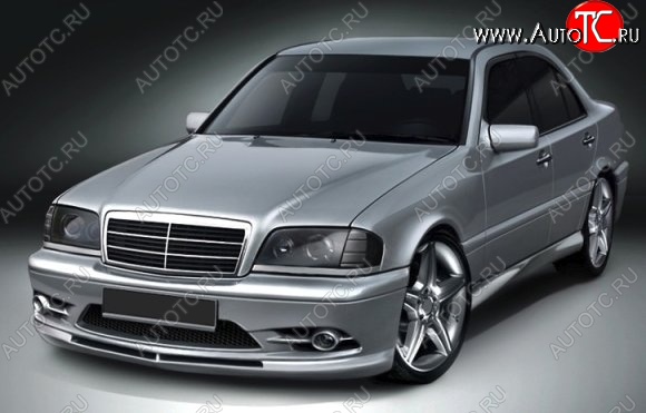 13 049 р. Передний бампер CT Mercedes-Benz C-Class W202 дорестайлинг седан (1993-1997) (Неокрашенный)  с доставкой в г. Самара