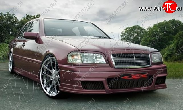 25 899 р. Передний бампер R1 Mercedes-Benz C-Class W202 дорестайлинг седан (1993-1997)  с доставкой в г. Самара