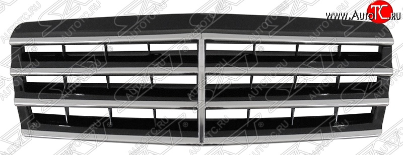 14 349 р. Решётка радиатора (SPORT BLACK) SAT Mercedes-Benz C-Class W202 дорестайлинг седан (1993-1997) (Неокрашенная)  с доставкой в г. Самара