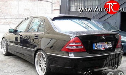 5 099 р. Козырёк на заднее стекло LORINSER Mercedes-Benz C-Class W203 дорестайлинг седан (2000-2004) (Неокрашенный)  с доставкой в г. Самара