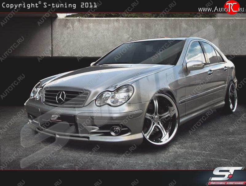 26 899 р. Передний бампер Wild Mercedes-Benz C-Class W203 дорестайлинг седан (2000-2004)  с доставкой в г. Самара