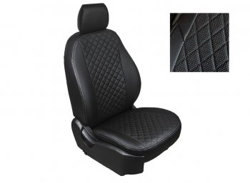 Чехлы Seintex (экокожа/ромб) Mitsubishi ASX (2010-2016) дорестайлинг, 1-ый рестайлинг