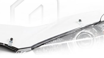 2 159 р. Дефлектор капота CA-Plastiс Mitsubishi Outlander GF дорестайлинг (2012-2014) (серия Classic прозрачный)  с доставкой в г. Самара. Увеличить фотографию 2