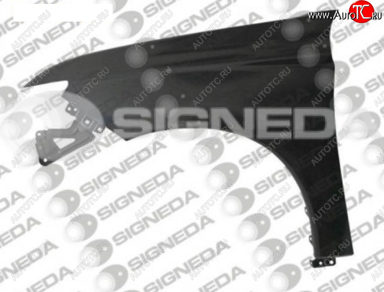 6 649 р. Левое крыло переднее SIGNEDA Mitsubishi Outlander GF дорестайлинг (2012-2014) (Неокрашенное)  с доставкой в г. Самара