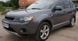 5 449 р. Решётка радиатора (рестайлинг) Sport  Mitsubishi Outlander  XL (2010-2013) (CW)  рестайлинг (Неокрашенная)  с доставкой в г. Самара. Увеличить фотографию 3