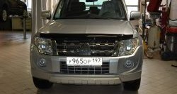 14 399 р. Накладка на передний бампер Sport v2 Mitsubishi Pajero 4 V80 3 дв. 1-ый рестайлинг (2011-2014) (Неокрашенная)  с доставкой в г. Самара. Увеличить фотографию 2