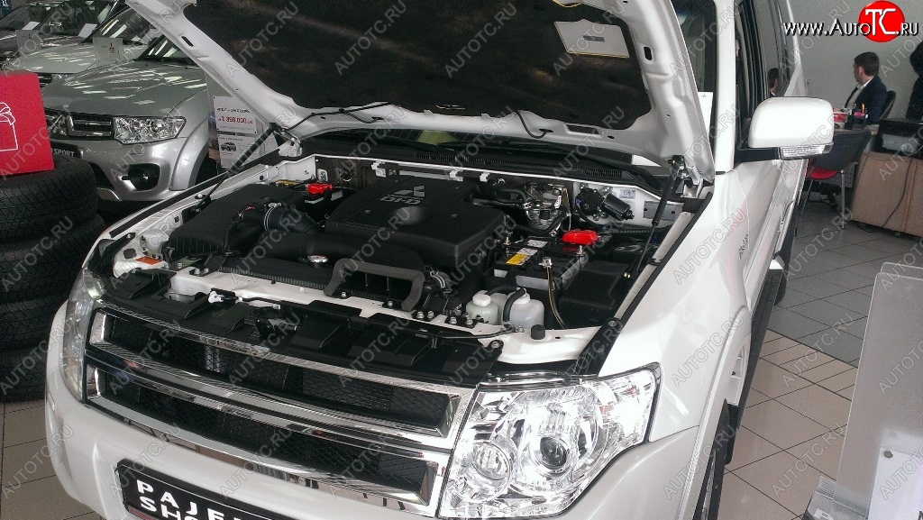 2 199 р. Газовые упоры капота Berkut Mitsubishi Pajero 4 V80 3 дв. 1-ый рестайлинг (2011-2014)  с доставкой в г. Самара