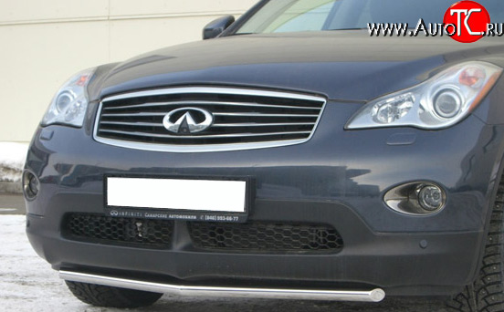 14 399 р. Защита переднего бампера (Ø42 мм, нержавейка) SLITKOFF INFINITI EX35 J50 (2007-2013)  с доставкой в г. Самара