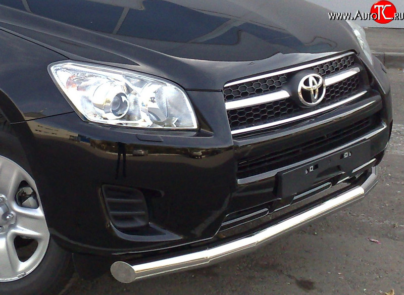 15 999 р. Защита переднего бампера (Ø76 мм, нержавейка) SLITKOFF Toyota RAV4 XA30 5 дв. 1-ый рестайлинг (2008-2010)  с доставкой в г. Самара