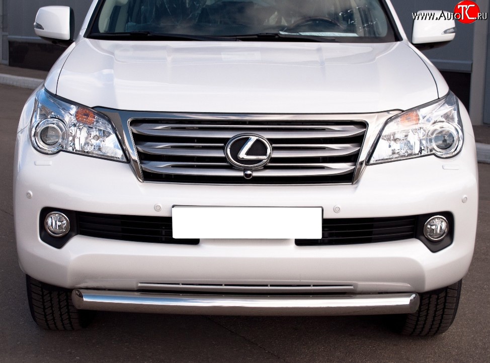 16 749 р. Одинарная защита переднего бампера SLITKOFF 76 мм Lexus GX460 J150 дорестайлинг (2009-2013)  с доставкой в г. Самара