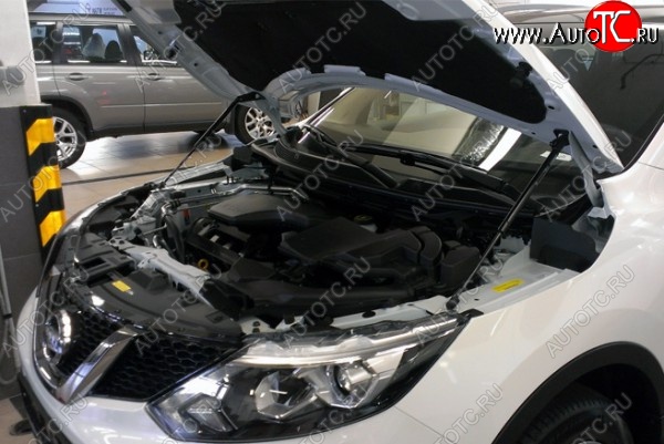 2 199 р. Газовые упоры капота Berkut Nissan Qashqai 2 J11 рестайлинг (2017-2022)  с доставкой в г. Самара